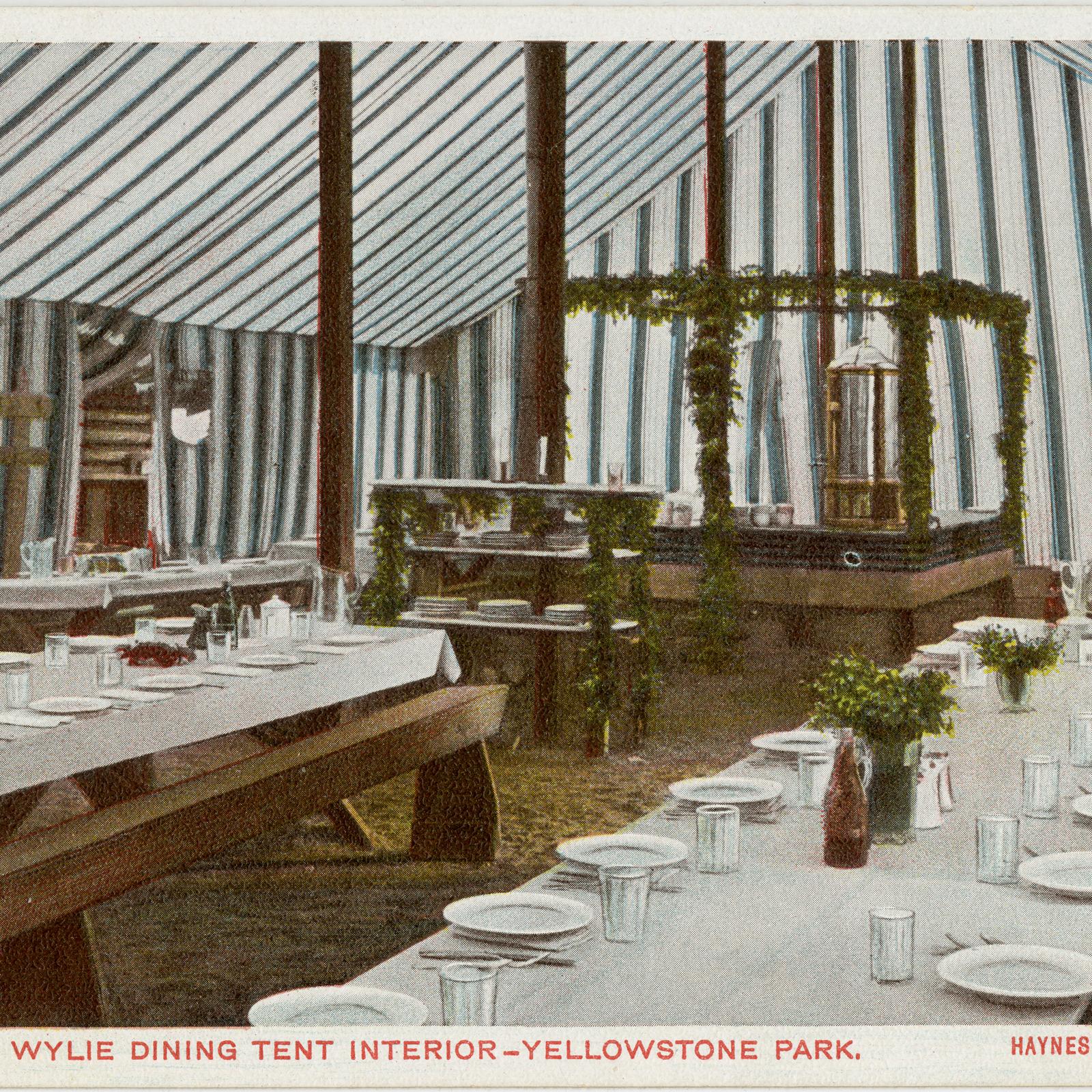 Wylie Dining Tent Interior 