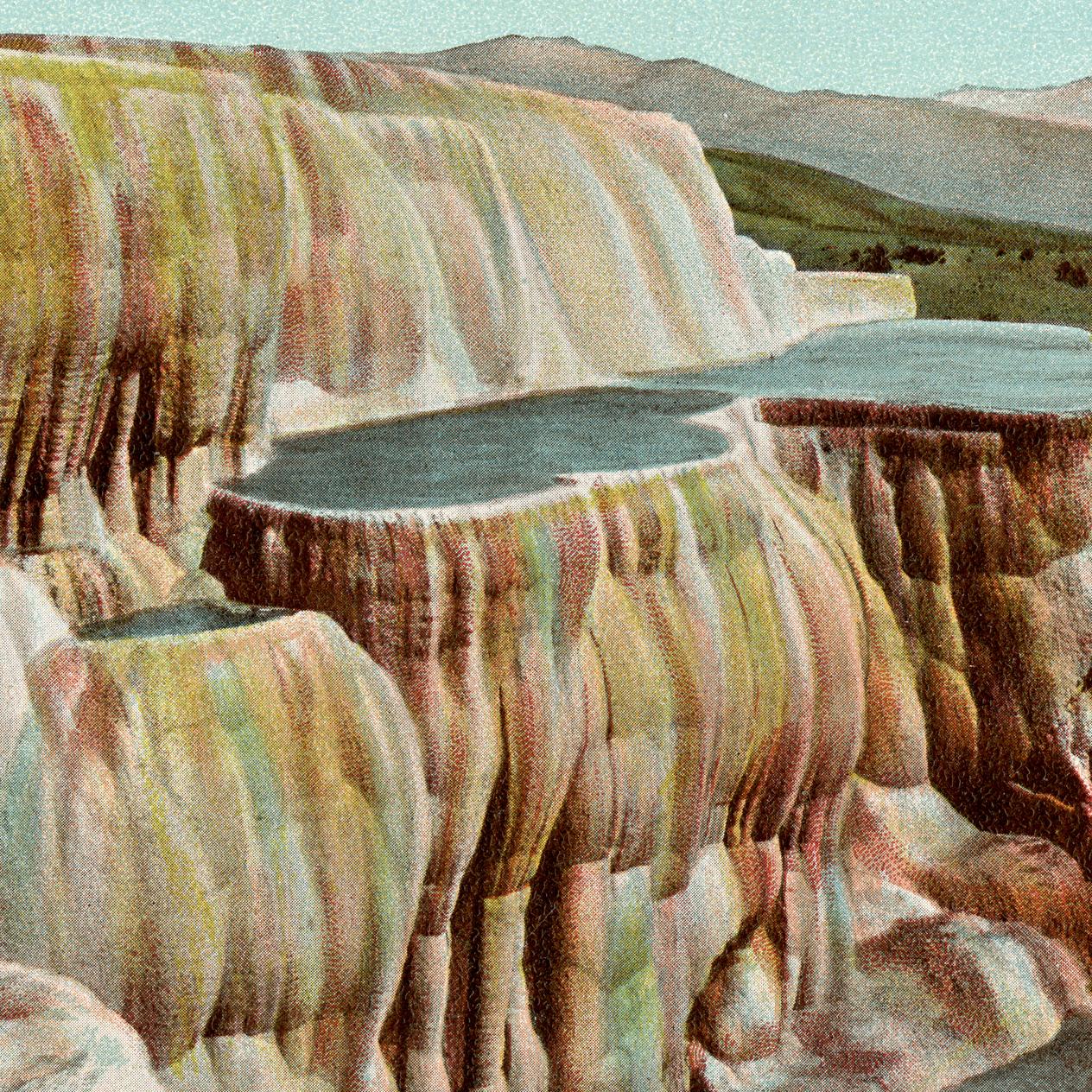  Mammoth Hot Springs - Yellowstone Park