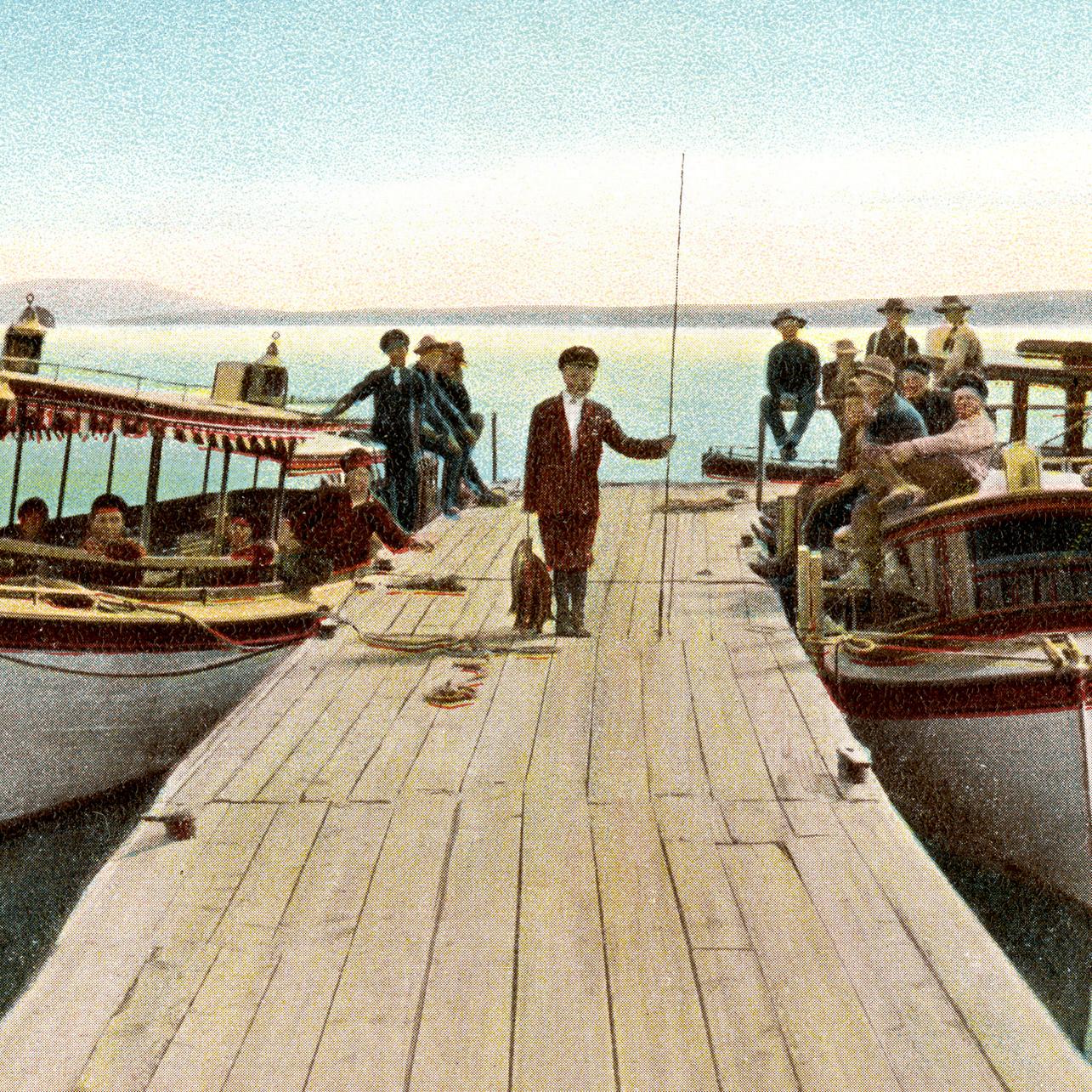 Boat Landing Near Lake Hotel - Yellowstone Park