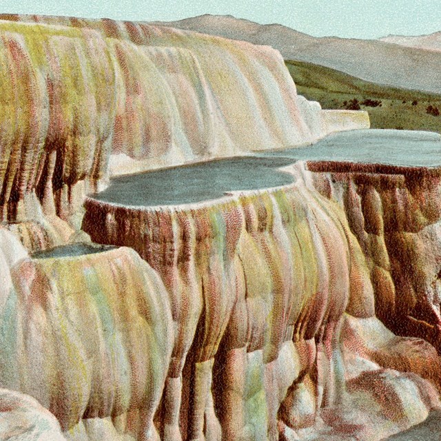  Mammoth Hot Springs