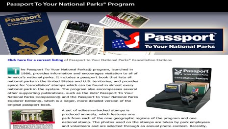 NPS Passport Stamp Program