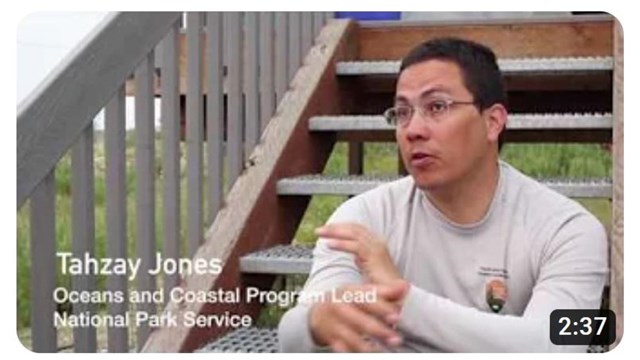 A thumbnail of a Youtube video showing a man speaking.