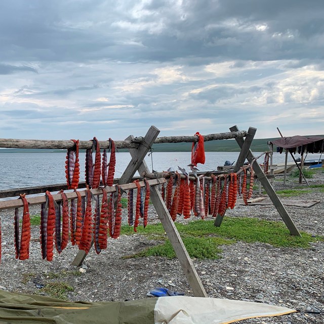 fish rack in Teller
