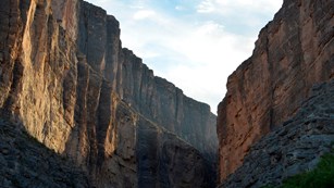 Santa Elena Canyon at the end of the Ross Maxwell Scenic Drive.