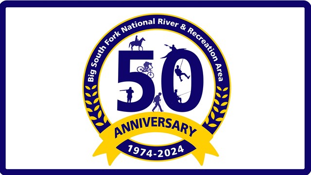 Round logo with 50th anniversary.