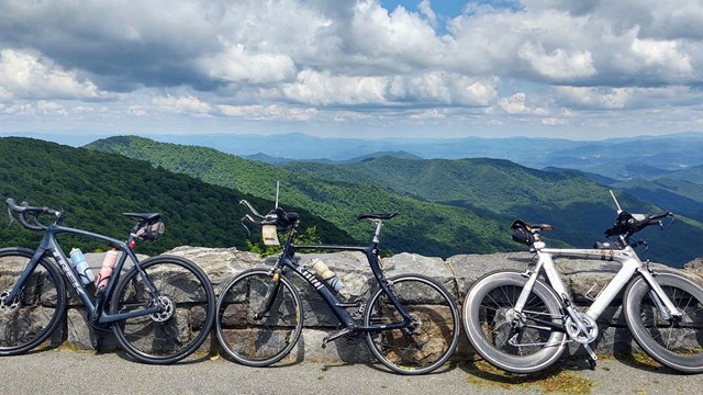 bicycles at overlook