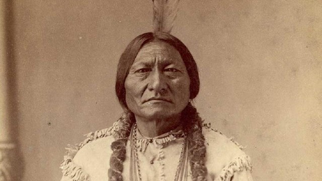 portrait of Sitting Bull.