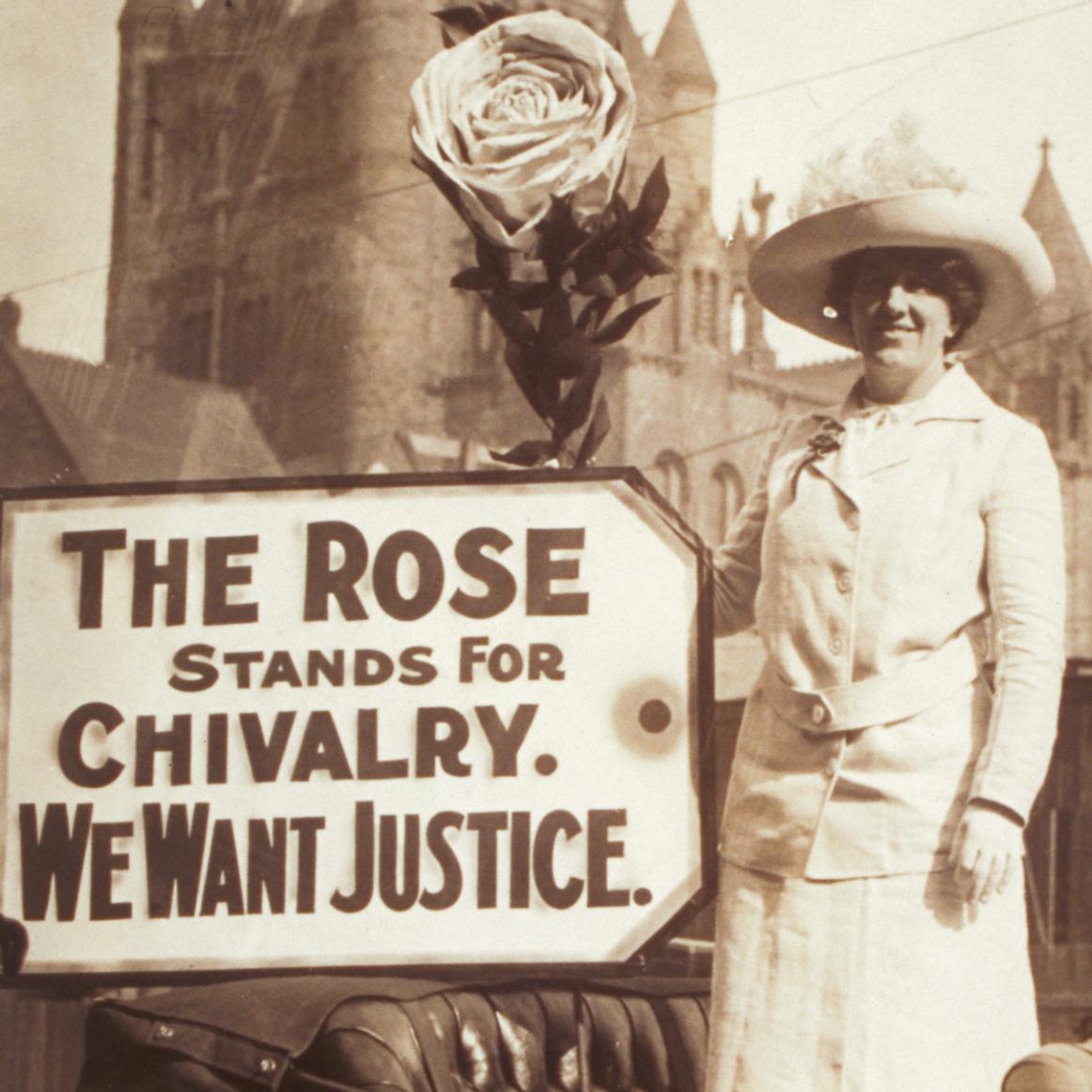 Suffragist Margaret Foley in Boston