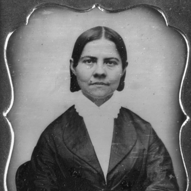 Portrait of suffragist Lucy Stone