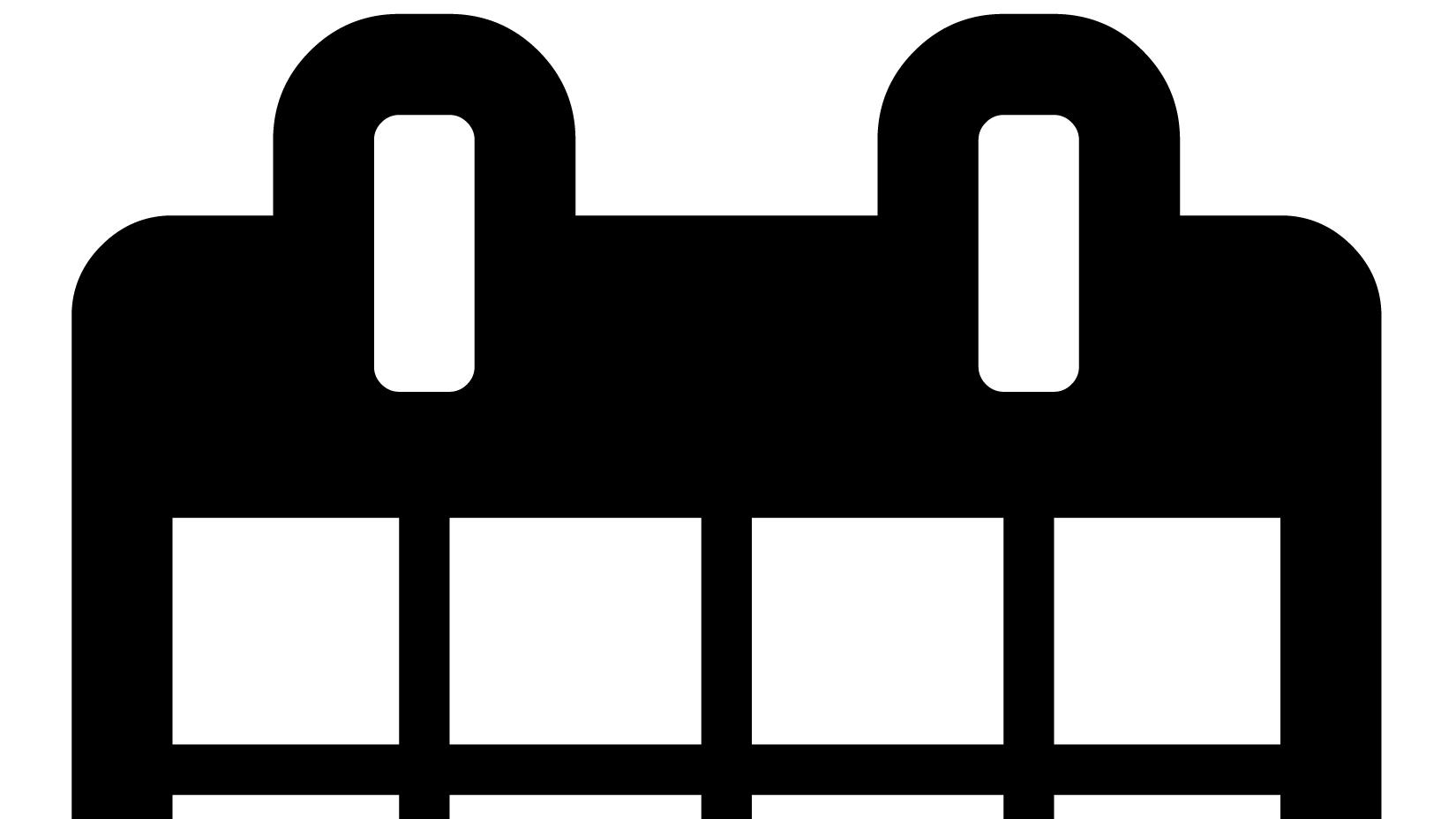black and white calendar logo