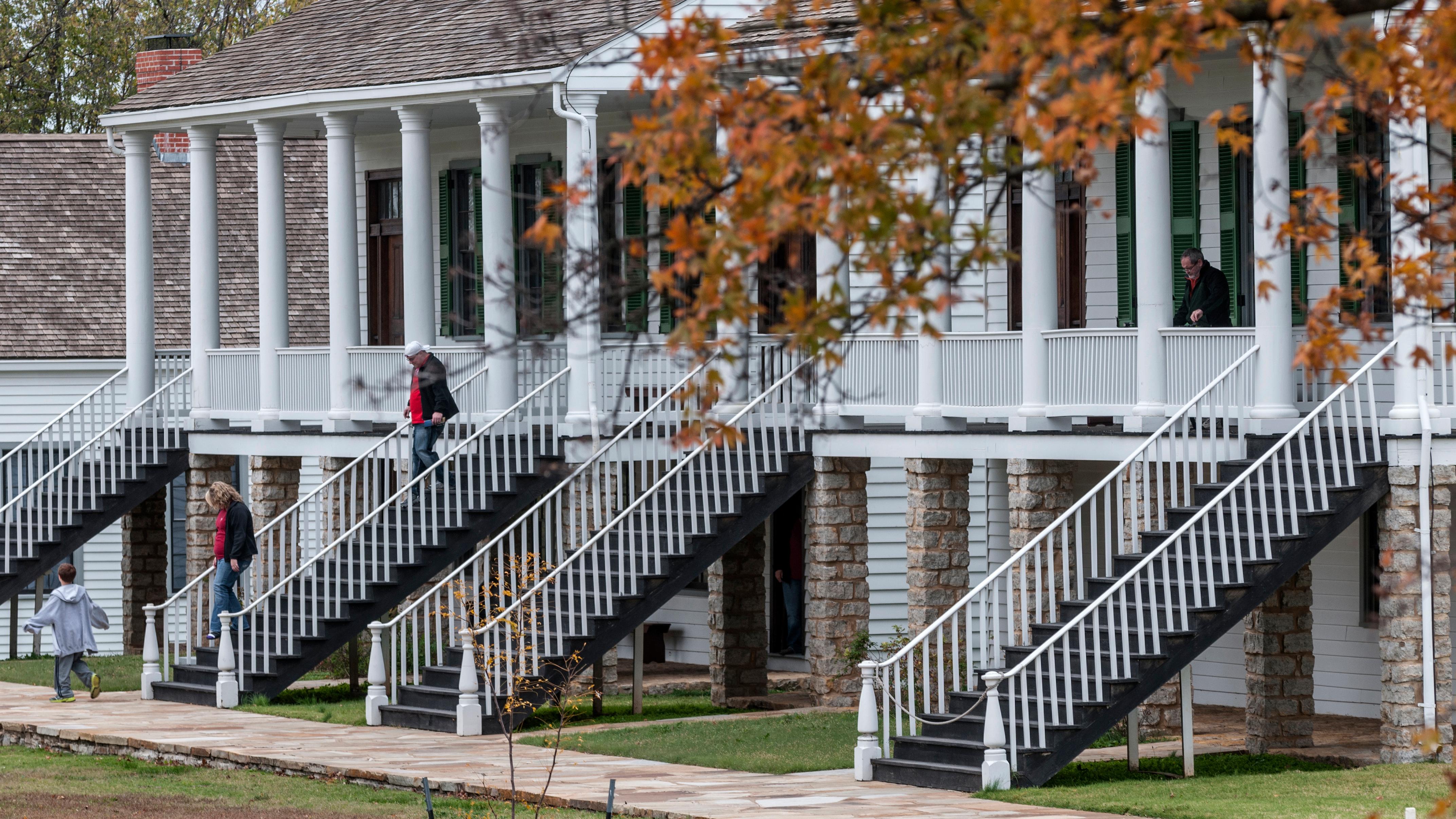 Officers' Quarters along Officers Row