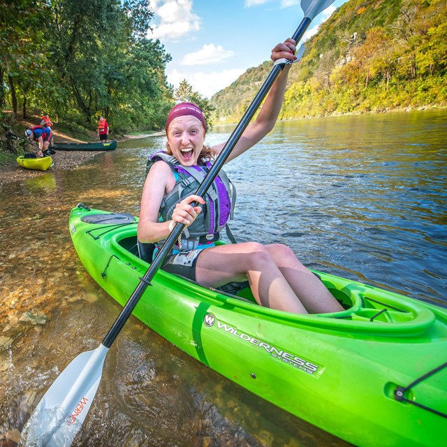 Paddle in the Buffalo Point area.