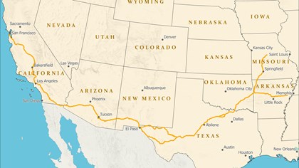 A map of the United States <a href=