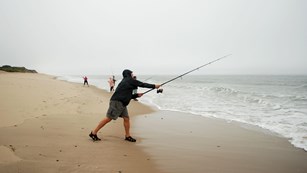 Fishing at Cape Cod National Seashore