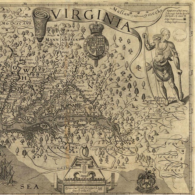 Image of Smith's 1612 Map