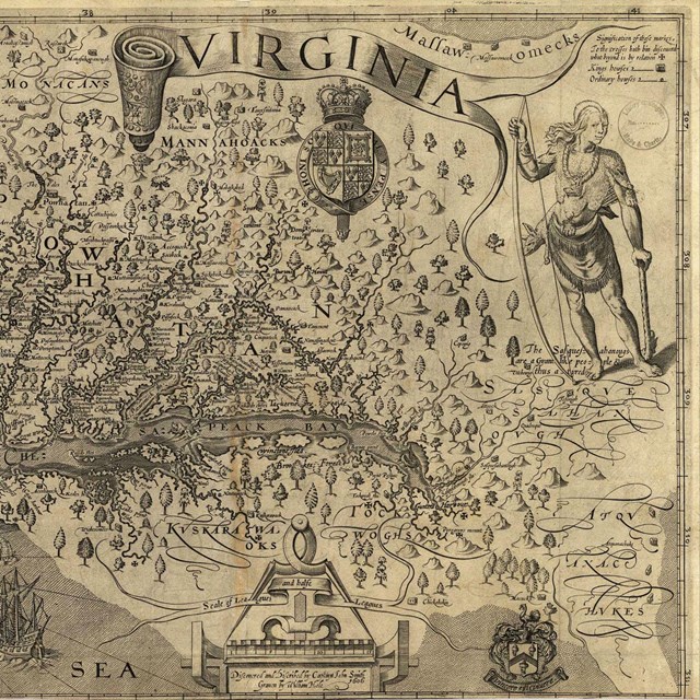 John Smith's 1612 Bay Map