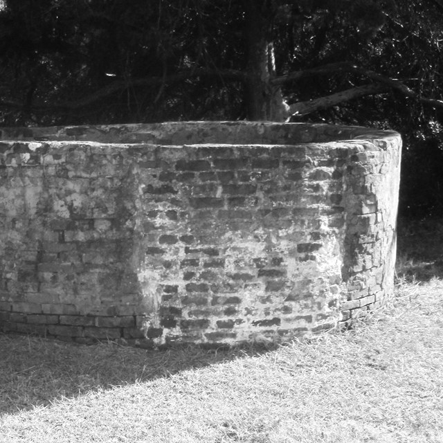 Portsmouth Marine Hospital cistern.