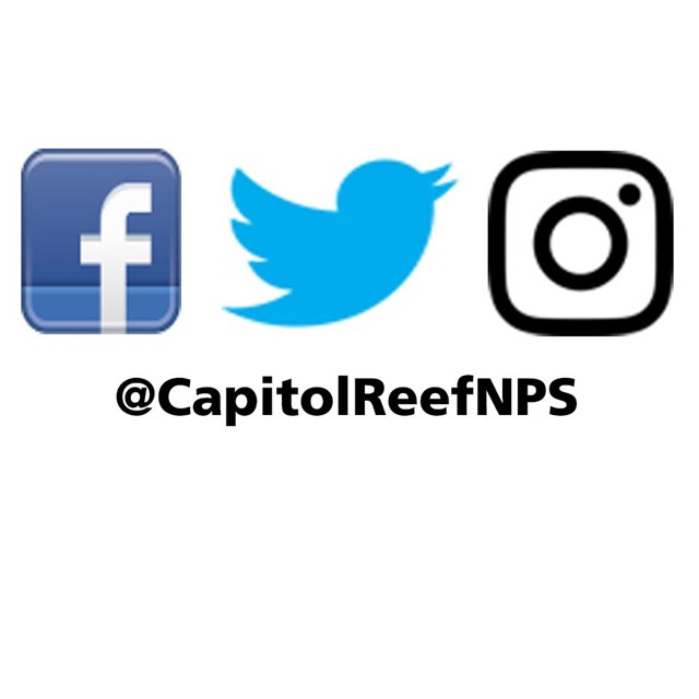 Follow @CapitolReefNPS on Facebook, Twitter and Instagram