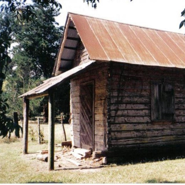 Carpenter shop at Oakland before historical preservation. 