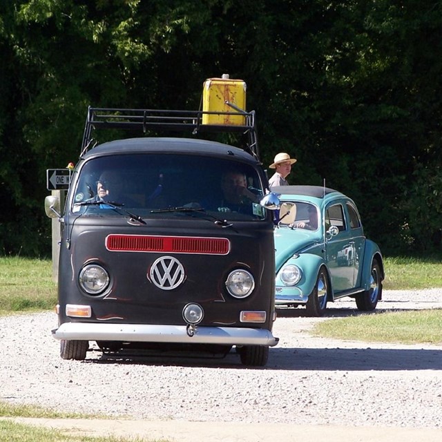 A car club at Oakland Plantation.