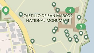 Map of park on park app .