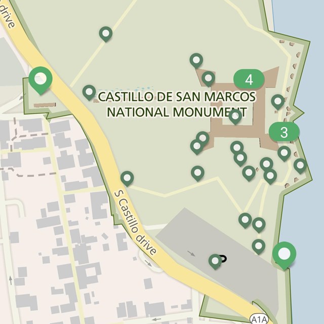 Map of park on park app .