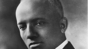 A portrait of Dr. Woodson from 1925