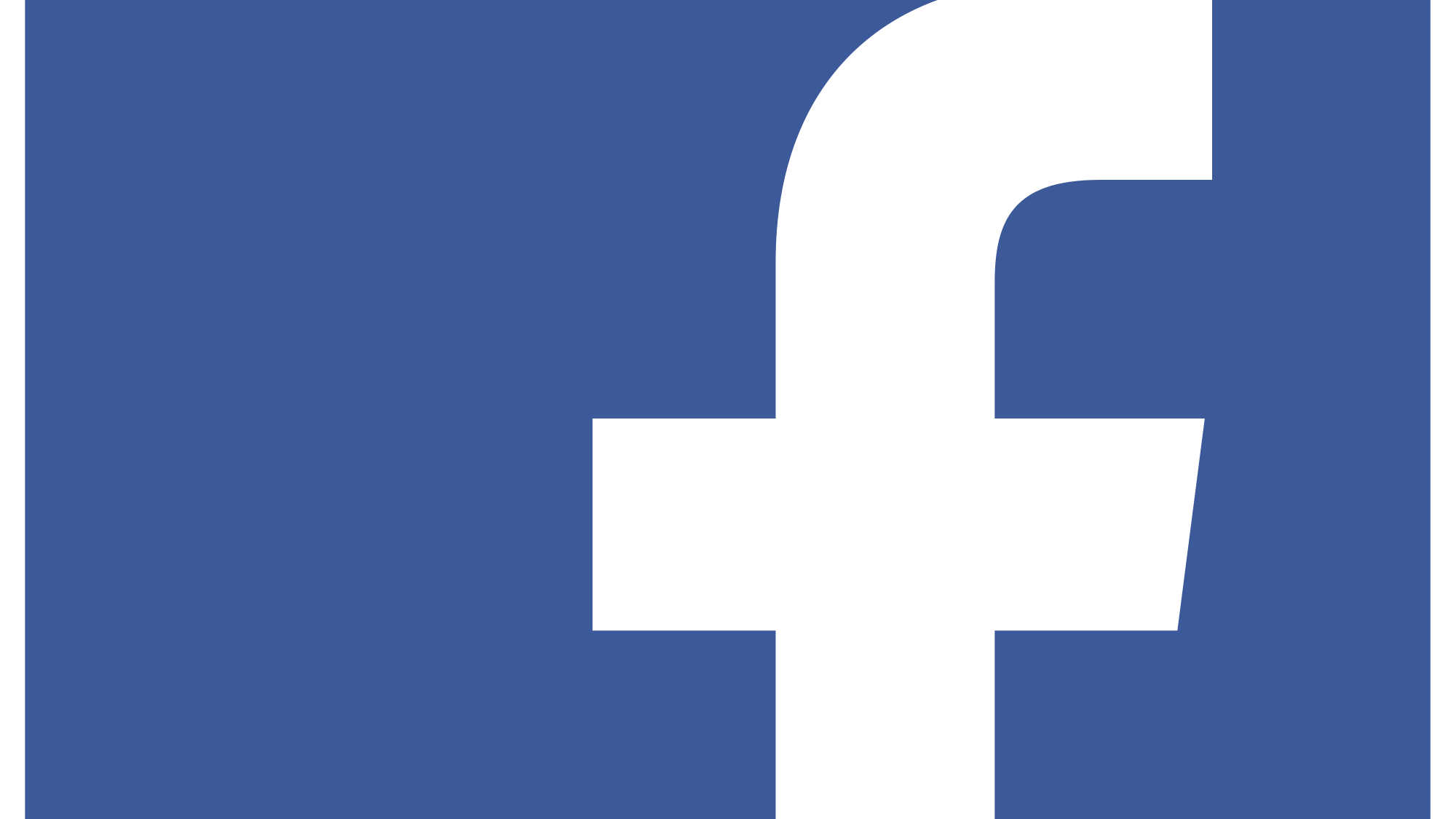 Facebook logo, blue