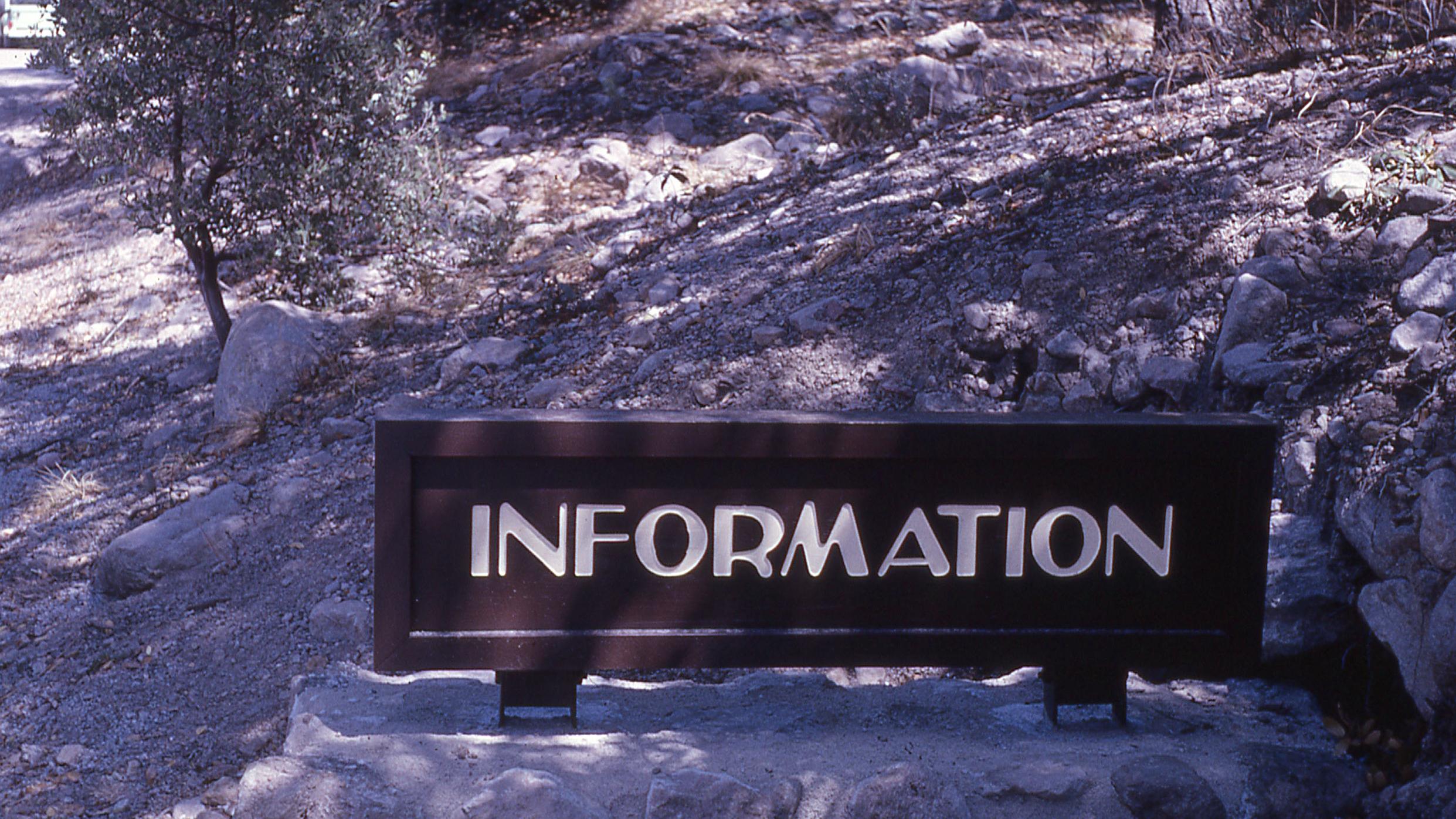 photos of information sign