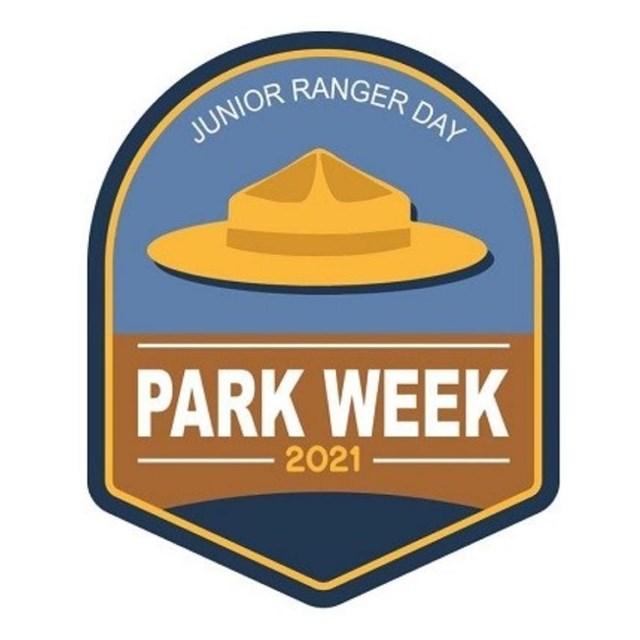 National Junior Ranger Day illustrated patch.