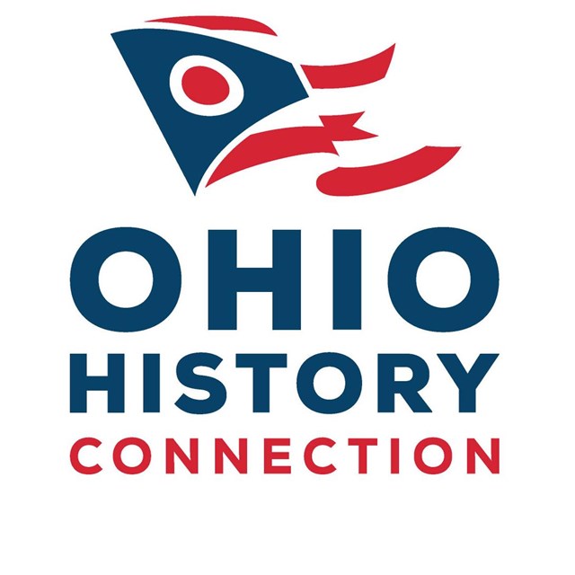 A waving pennant flag with red dot in blue field on left and red & white horizontal stripes on right