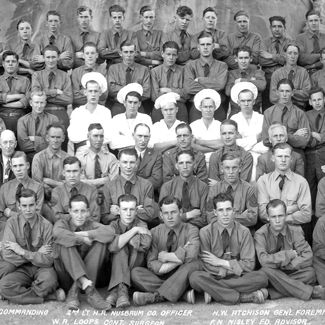 CCC workers group photo