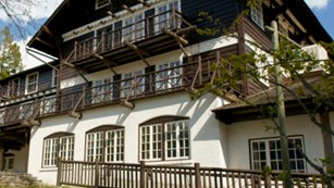 three-story lodge
