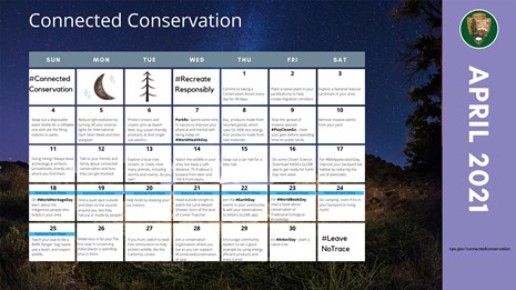 April 2021 calendar