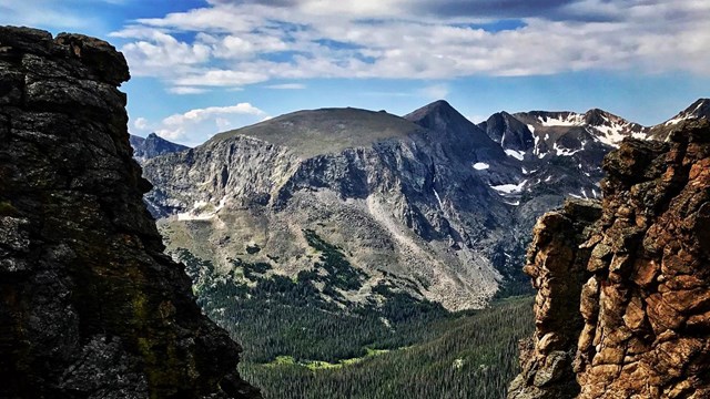 View of the mountains from Rock Cut.