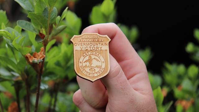 Overmountain Victory Junior Ranger badge