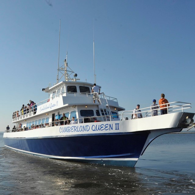 Photo of ferry boat on the water