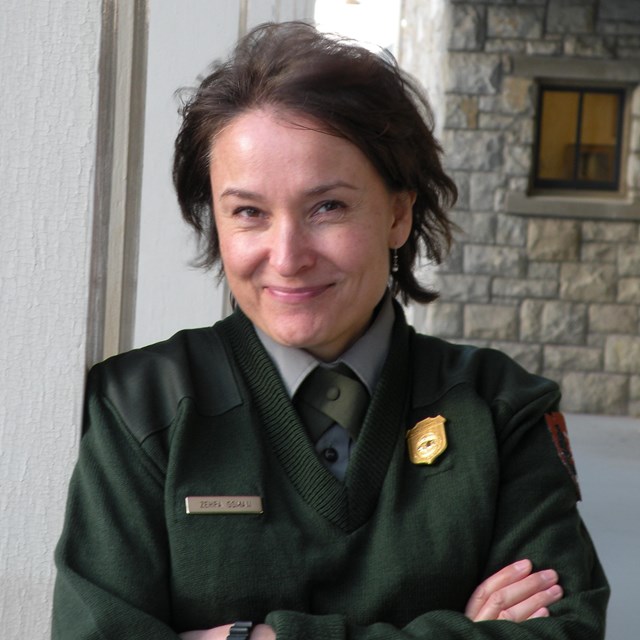 Zehra Osman portrait in NPS uniform