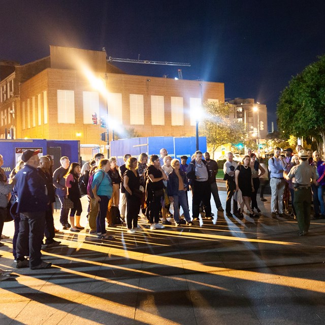 History at Sunset program at the African American Civil War Memorial, Septmeber 2018.