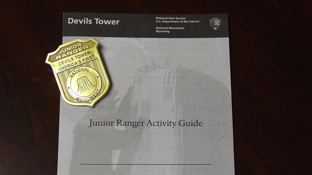 A Junior Ranger booklet, badge and patch
