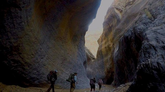 Backpackers in Marble Canyon