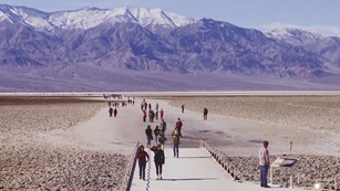 A road through desert scenery and text: One Day Highlights