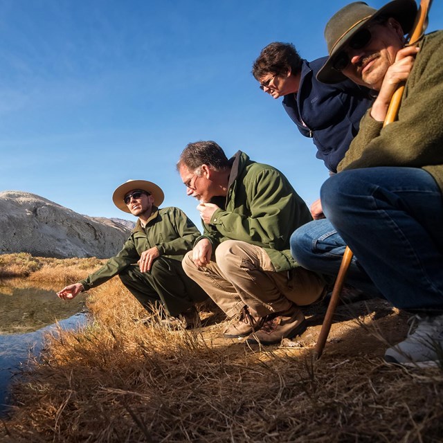 Ranger-guided nature walk at Salt Creek photo by Kurt Moses