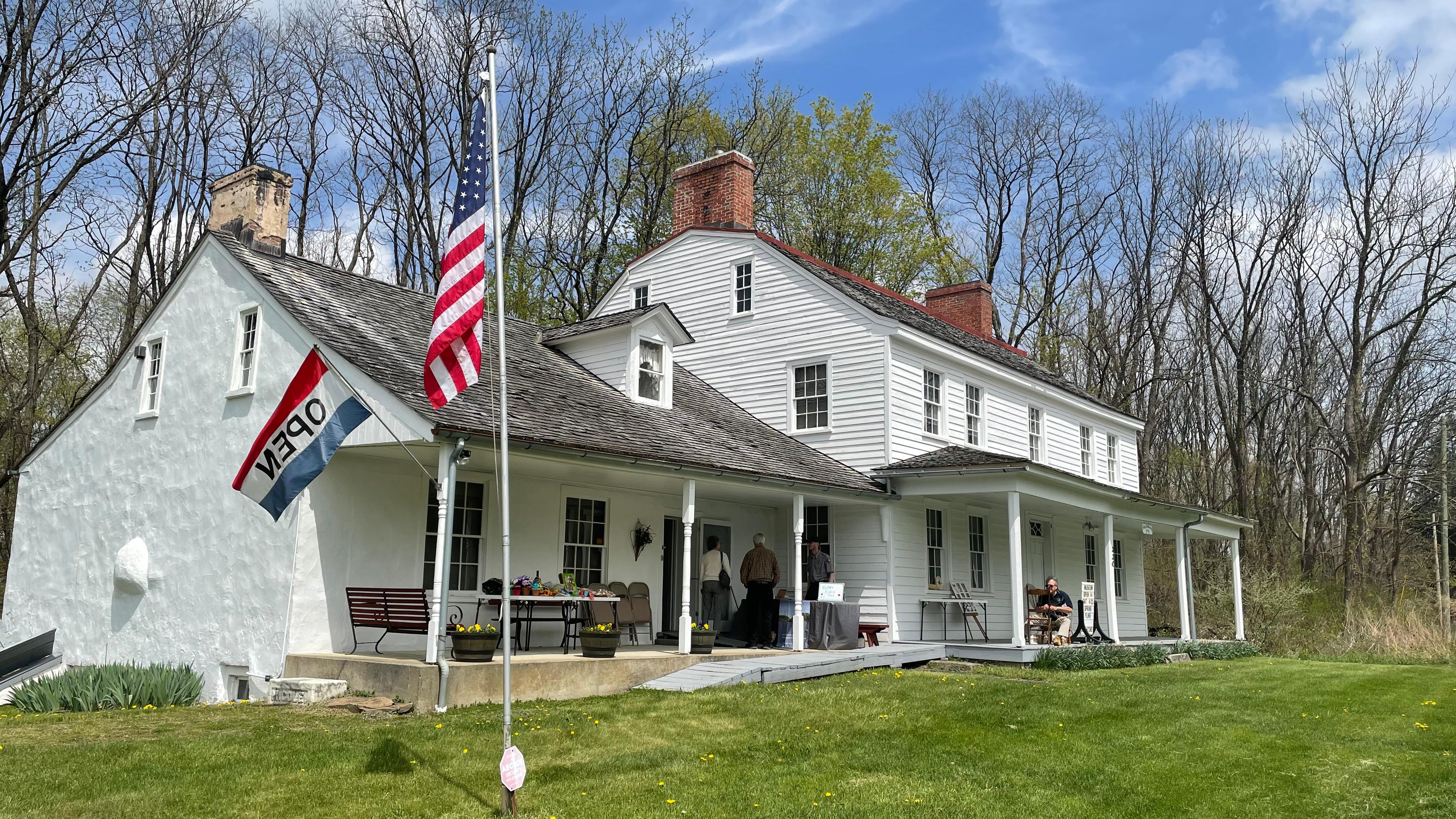 The Foster Armstrong House in the early spring.