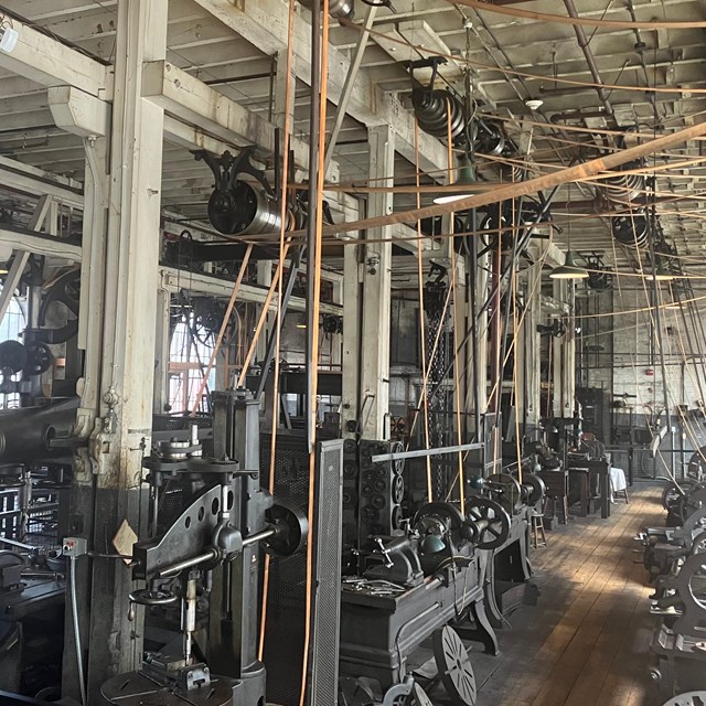 A view of a machine shop