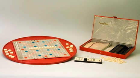Ike and Mamie's Scrabble set.