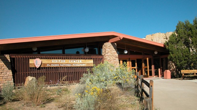 The El Morro Visitor Center building.