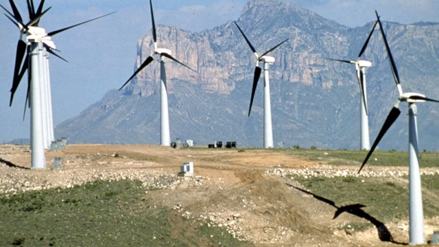 wind turbines