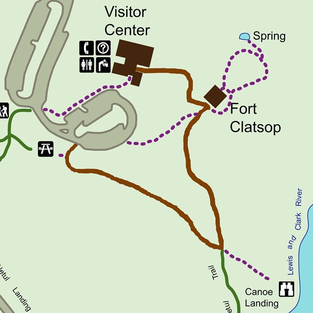 El mapa del parque