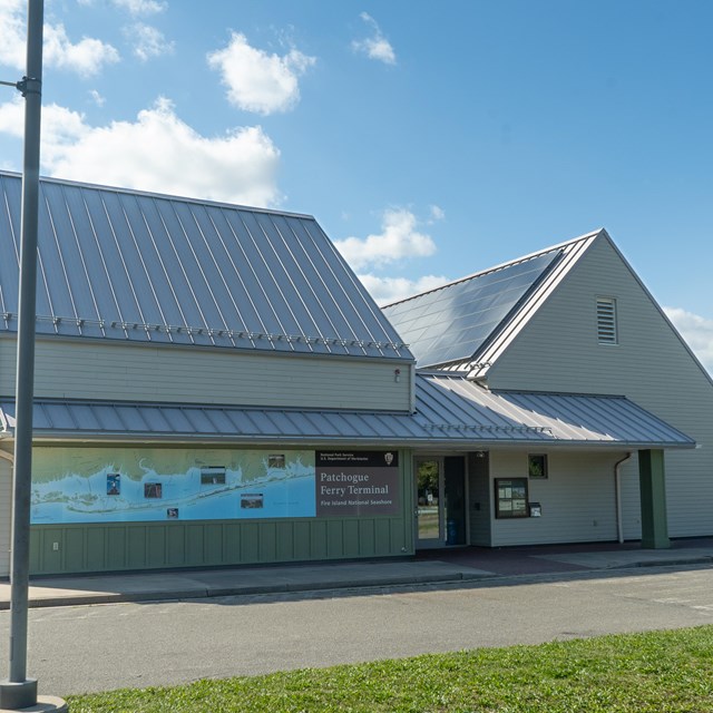 A building with a sign reading 